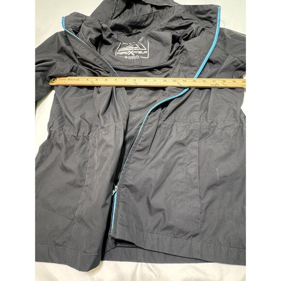 ZeroXposur Women’s Full Zip Black  Hooded Jacket Size Large  With Removable Hood - Picture 8 of 12